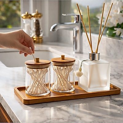 Bandejas de bambu