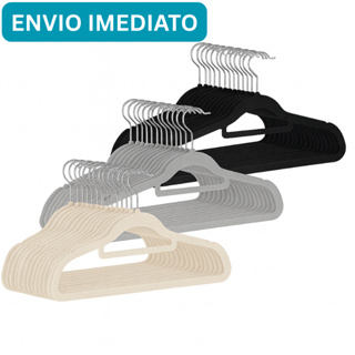 Cabides de veludo slim
