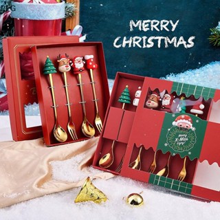 Garfos e colheres de Natal
